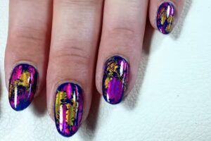 Glitter en shine nails